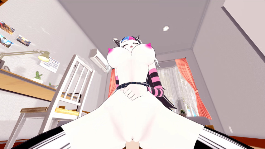 2021 3d cowgirl_position danganronpa danganronpa_2:_goodbye_despair first_person_view illusion_guy koikatsu mioda_ibuki pov sex straight_hair super_danganronpa_2 video_games