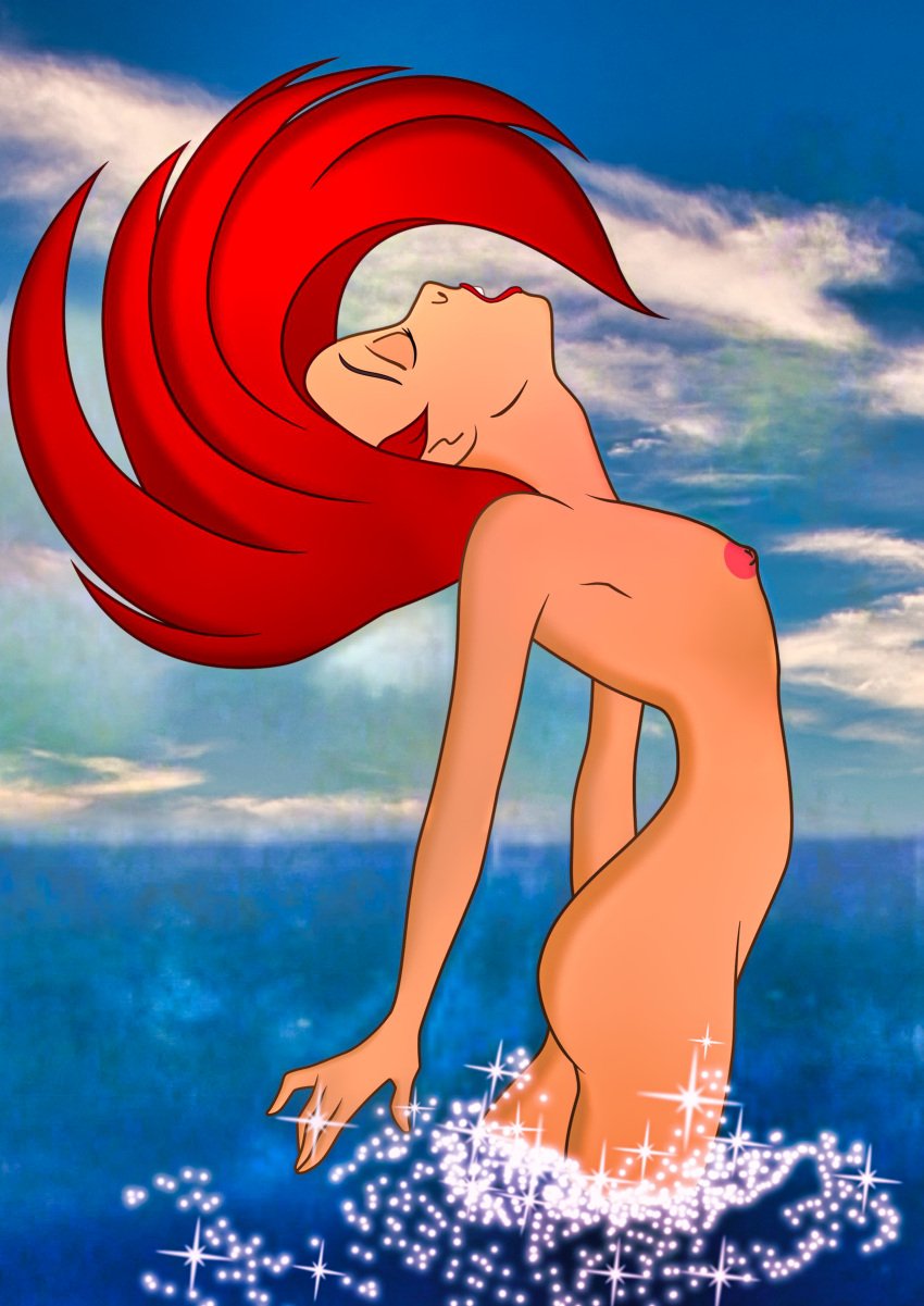 ariel artist_request blue_eyes disney edit female merfolk mermaid mermaid_tail nipple nipples pale_skin pink_nipples red_hair screenshot_edit scuttle sexually_suggestive skinny skinny_girl skinny_waist small_breasts smaller_female the_little_mermaid thin_waist tight_pussy tiny_breasts tiny_waist