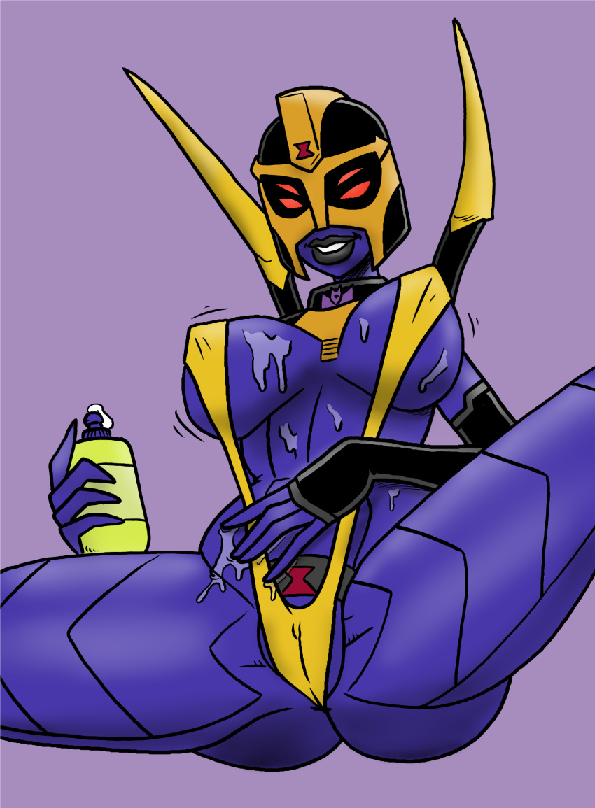 bandi_(colorist) bikini blackarachnia doomington female female_only pubic_tattoo sling_bikini transformers transformers_animated