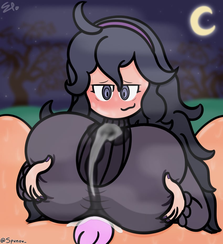 1girls 2021 boobjob clothing cum cum_in_shirt cum_through_clothes cum_through_clothing dress female female_focus forest hex_maniac human logo moon night nintendo outercourse paizuri paizuri_under_clothes pokemon pov precum precum_in_shirt public sex spunow_ through_shirt watermark