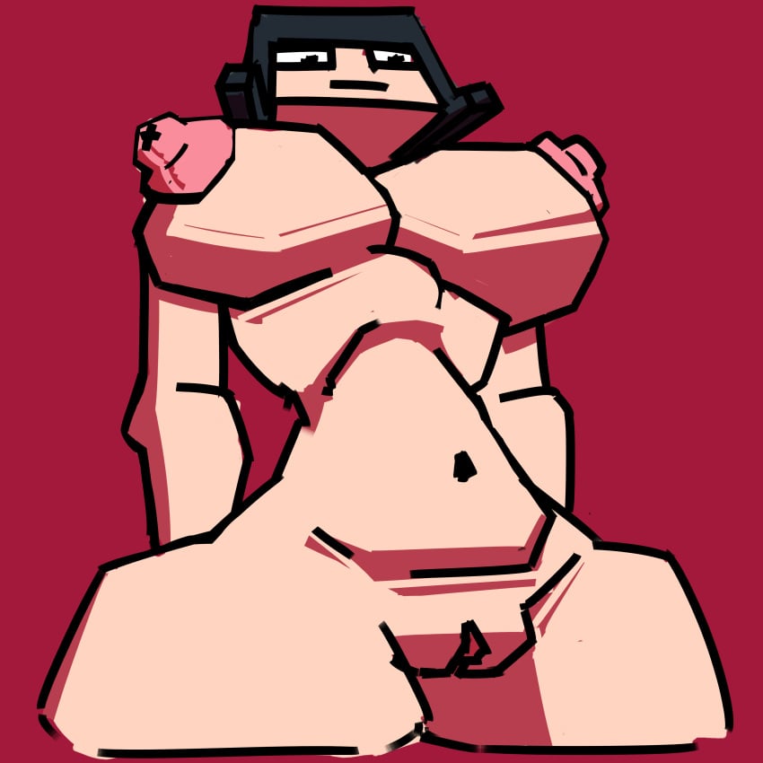 1girls ass big_ass big_breasts big_butt breasts female huge_ass huge_breasts minecraft nude snork760 solo thick thick_thighs wide_hips