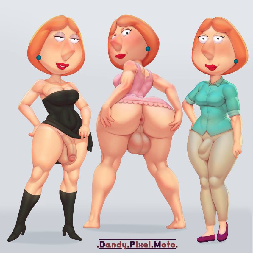 1futa anus areolae ass back back_view balls big_ass big_balls big_penis bottomless bulge clothed clothing dandypixelmoto erection_under_clothes family_guy futa_only futa_sans_pussy futanari huge_ass human light-skinned_futanari light_skin lois_griffin looking_back partially_clothed penis penis_under_clothes presenting presenting_anus presenting_hindquarters solo standing testicles thick_thighs wide_hips