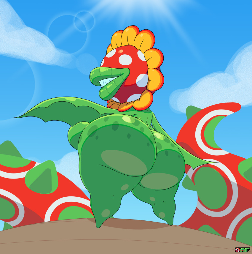 2d big_lips female genderswap huge_ass huge_lips hyper_bimbo hyper_lips looking_back mario_(series) nintendo nsfwoaf nub_feet petey_piranha piranha_plant plant plant_girl plantie rule_63 super_mario_sunshine tagme thick_lips video_games