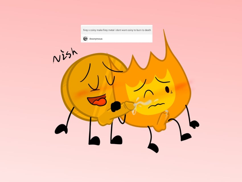 battle_for_dream_island coiny fireoiny firey_(bfdi) gay ihateyoutag male male_only masturbation metal object_shows tagme vish_(osc)