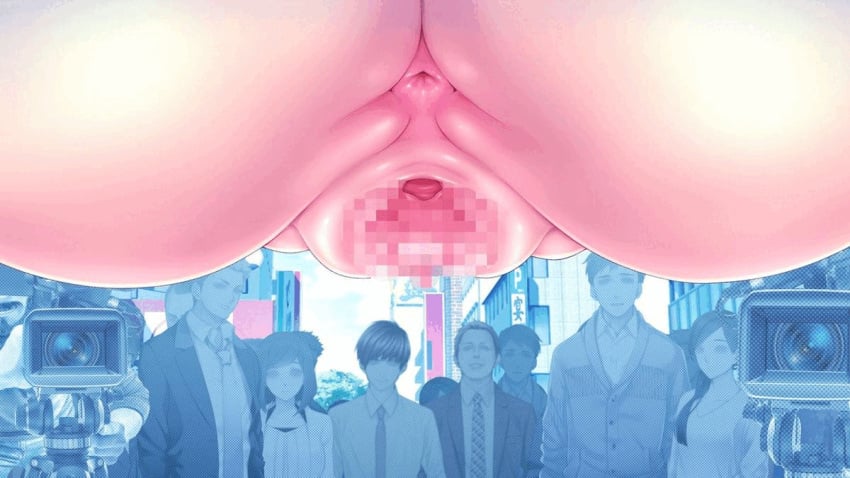 aigan_tenshi_cheery_pink animated anus ass camera censored close-up crowd dildo dildo_in_pussy forced_nudity humiliation looking_at_pussy naked no_pubic_hair nude public public_humiliation public_nudity pussy sakuraba_momoka schoolgirl shaved_pussy spread_pussy televised_humiliation transparent_dildo v-mag vaginal_penetration