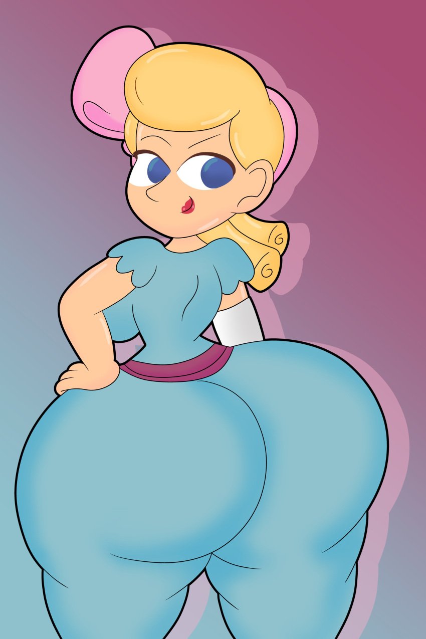 1girls 2019 3barts 5_fingers ass big_ass big_breasts blonde_hair blue_eyes bo_peep bow bubble_ass bubble_butt curvaceous curvy curvy_body curvy_female curvy_figure curvy_hips cute disney fat_ass fat_butt female hand_on_own_hip hourglass_figure huge_ass huge_breasts huge_butt hyper_ass large_ass large_breasts large_butt lipstick looking_at_viewer looking_back pink_bow pixar red_lipstick seductive seductive_smile sideboob tagme thick_ass thick_thighs toy_story toy_story_4 voluptuous wide_hips