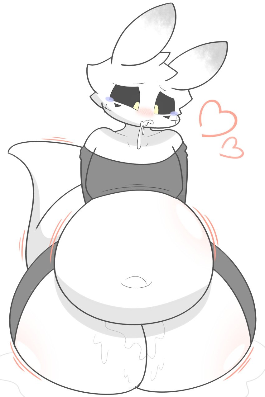 bloated bloated_belly cumflated_belly cumflation cute fat femboy filled_belly filled_with_cum full_belly furry inflation kusco_(zaclyn) tagme zaclyn