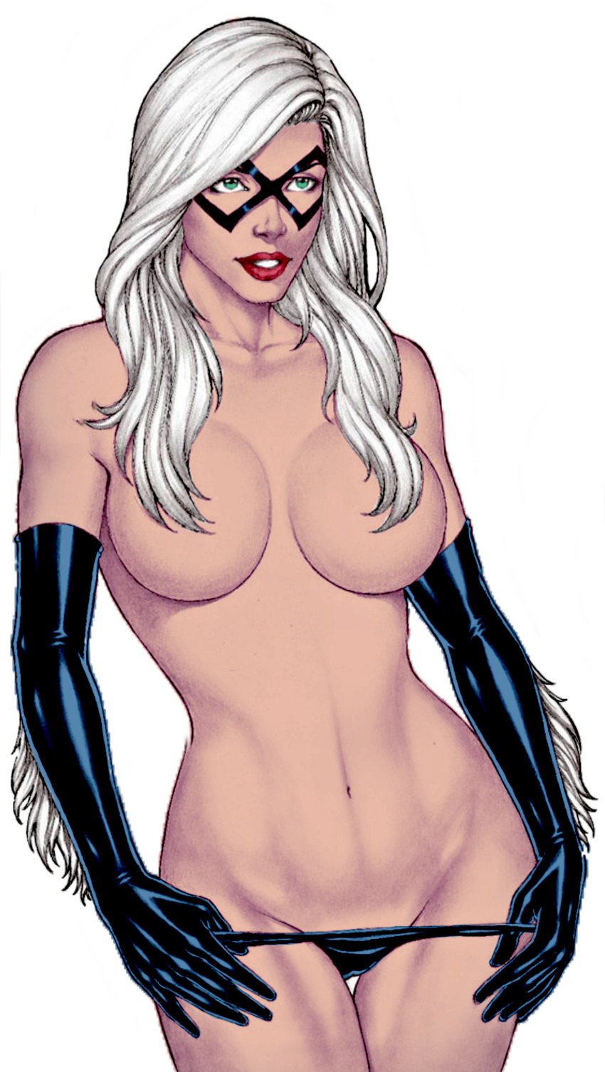 black_cat_(marvel) carlos_braga color colored costume covered_nipples covering covering_breasts drawingthings12 edit felicia_hardy female female_focus female_only fur green_eyes hair_covering_breasts leather leather_clothing leather_gloves looking_away marvel marvel_comics mask masked masked_female recolor red_lipstick skin_tight spider-man_(series) teasing teasing_viewer white_fur white_hair