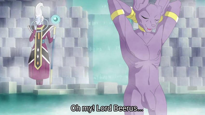 2boys armpits balls bathing beerus dragon_ball dragon_ball_super dragon_ball_z flaccid flaccid_penis foot_ninja15 foreskin gay long_foreskin male male_only nude nude_male penis scene scenery show steam uncircumcised uncut unretracted_foreskin whis yaoi