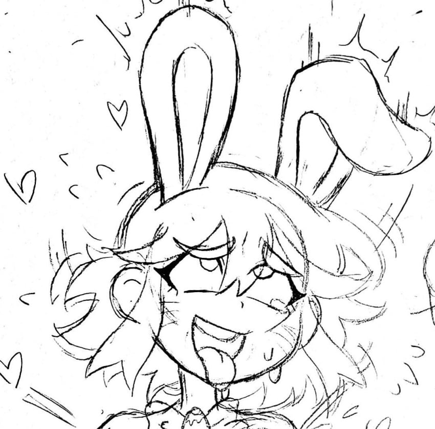 ahe_gao bunny_ears implied_sex jennlumm kill_la_kill matoi_ryuuko sketch