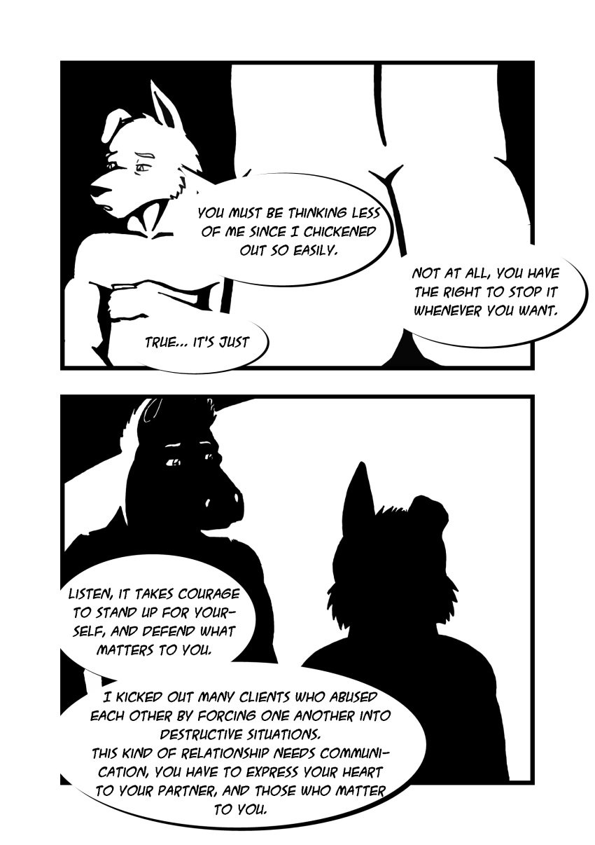 ass canine comic cuckold dialogue equine furry horse mammal monochrome twolfe