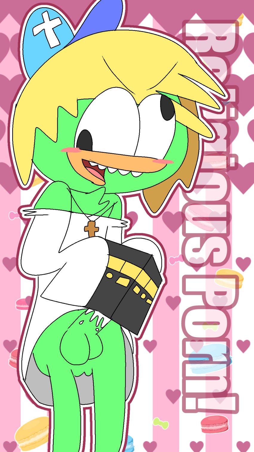 1boy 2d anthro avian avian_humanoid bottomless bottomless_male breadwinners christian_male christianity cock cross cum_inside cumming dick duck ejaculating ejaculating_cum ejaculation feathers fleshlight funny history humor islam kaaba male necklace nickelodeon parody penis religion shitpost svenniehoek swaysway text twink unusual_sex_toy