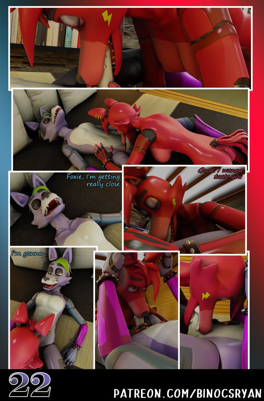 Fan Character (Fanmade Glamrock Foxy (Fnaf)) Rule 34 Image