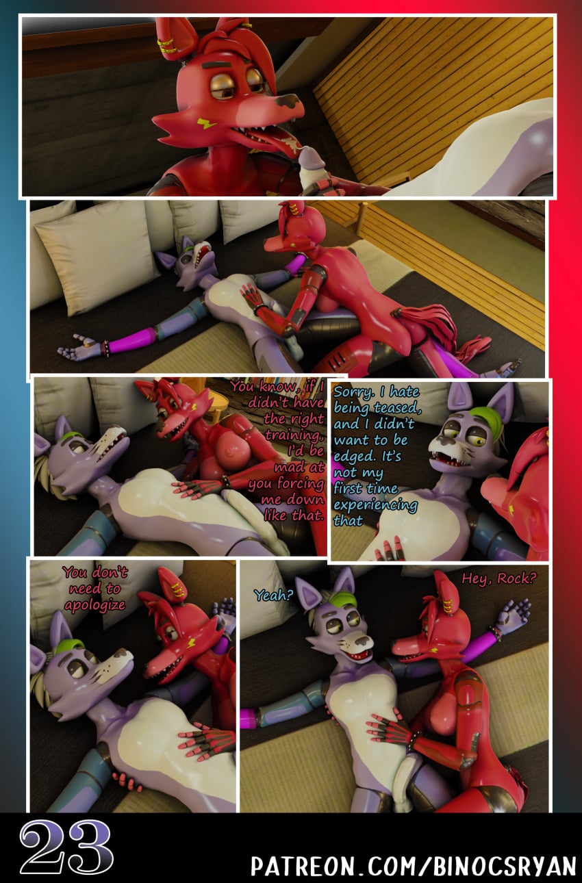 Fan Character (Fanmade Glamrock Foxy (Fnaf)) Rule 34 Image