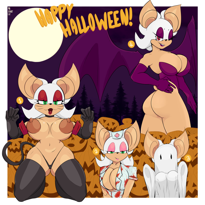 Rouge The Bat (Halloween) Rule 34 Image