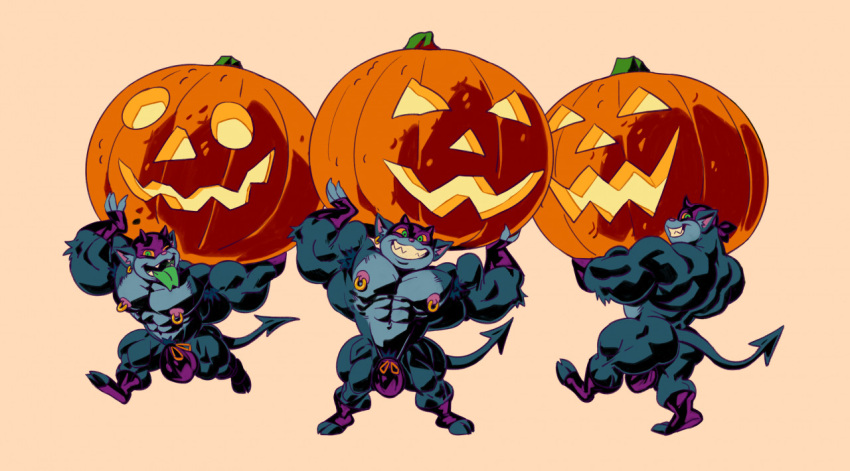 abs biceps big_muscles big_penis bodybuilder halloween halloween_2021 huge_cock huge_muscles jack-o'-lantern male male_focus male_only monster muscle muscles muscular muscular_arms muscular_back muscular_legs muscular_male muscular_thighs nipples pecs shoegaze. veins veiny_muscles veiny_penis