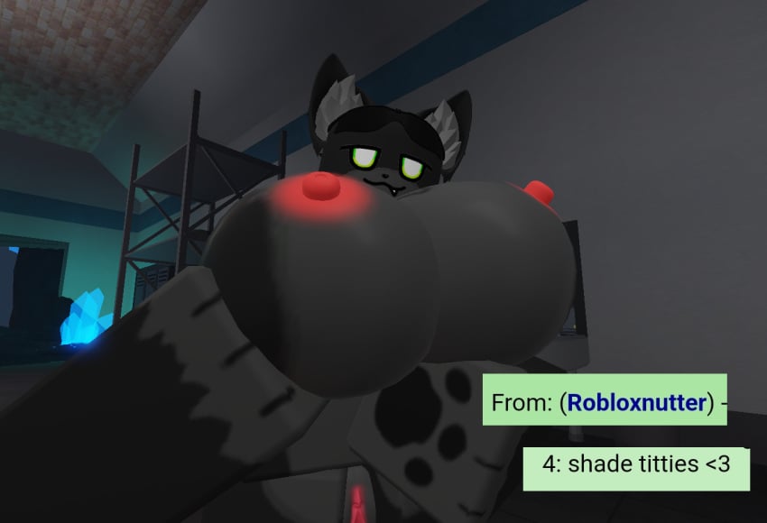 1girls 3d big_breasts breast_focus breasts female female_focus female_only glasses glasses_on_head holding_breast holding_breasts_up kaiju_paradise looking_at_viewer pussy request roblox roblox_game self_upload shade_(kaiju_paradise) shades shades_above_head uwu_cat_(artist) wolf wolf_ears wolf_girl