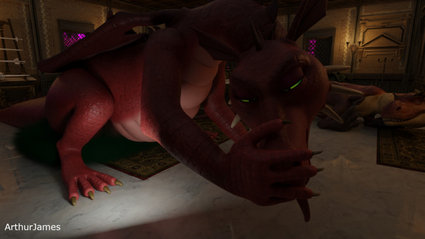 arthurjames dragon dragon_(shrek) facesitting farting shrek_(series)