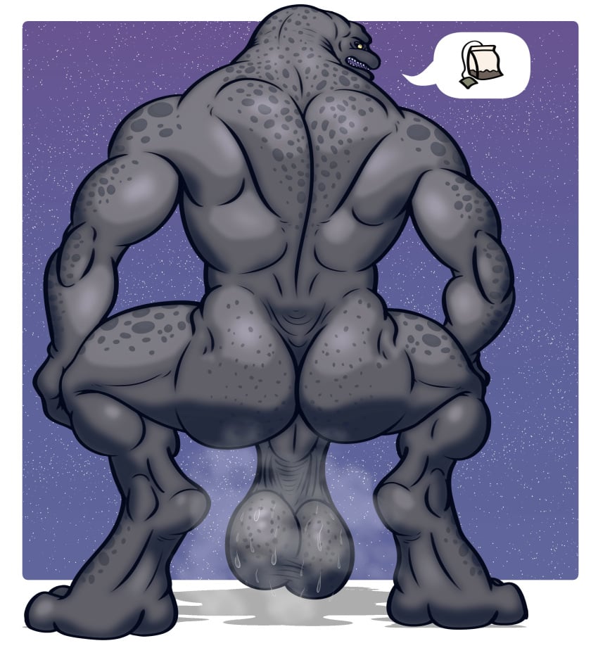 2024 absurd_res alien ass balls bodily_fluids broly_culo crouching digital_drawing_(artwork) digital_media_(artwork) genitals halo_(series) hi_res humanoid_genitalia male male_only microsoft muscular muscular_male posstype saggy_balls sangheili simple_background solo speech_bubble squatting sweat sweaty_balls sweaty_genitalia tea_bag xbox_game_studios