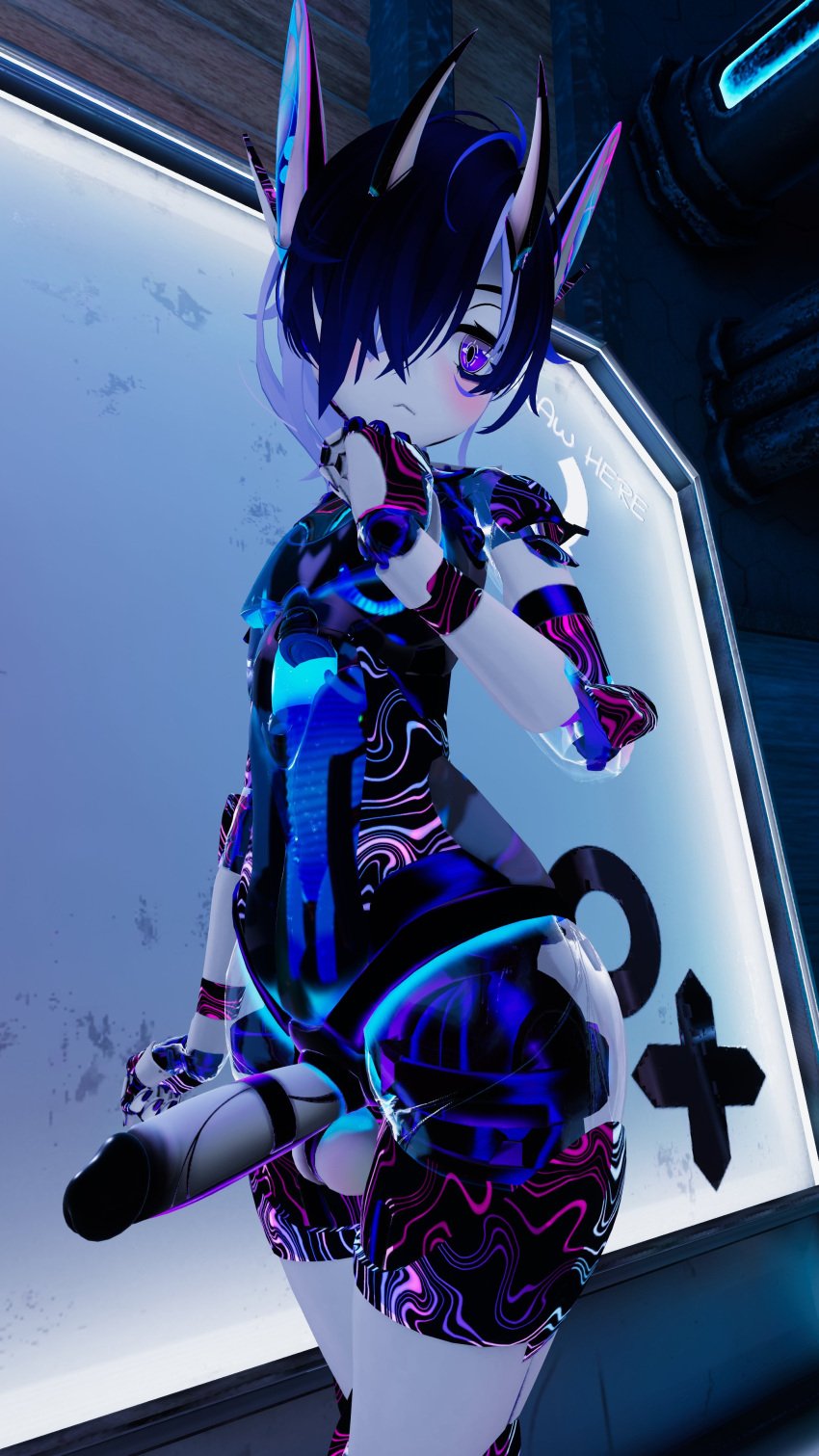 1femboy 3d 3d_model accessories accessory balls bangs bunny_ears bunny_girl cybernetic_arm cybernetic_body cybernetics cyborg embedded_penetrable_sex_toy femboy femboy_focus femboy_only fit fit_femboy flat_chest flat_chested hair_over_one_eye hand hands horns humanoid legs looking_at_viewer lyspe_after_dark male mature mature_femboy messy messy_hair mostly_nude multicolored_body multicolored_hair penis penis_out pose posing posing_for_picture posing_for_the_viewer presenting robot robot_bunny robot_eyes robot_girl robot_humanoid robot_joints robotic robotic_arm robotic_limb robotic_penis runa runa_(vrchat) short_hair skinny slim solo tagme testicles thighs tummy two_tone_hair virtual_reality virtual_youtuber vrchat vrchat_avatar vrchat_media vrchat_model