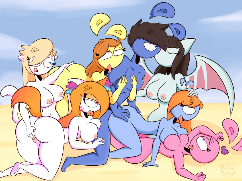 bat_girl beach_background beach_sex big_breasts big_hips black_hair cat_girl cherryblue diana_(woofoogeek13) fingering furry furry_female group_sex implied_penetration kissing lester78 long_hair luiggikart marceline_(amantepokemon) marceline_(evilkinglich) max_(luiggikart) max_(superyinyangyogalaxy) max_(woo_foo_battlefield) may_(lester78) moaning_in_pleasure naked_female orange_hair_female rabbit_boy rabbit_girl rainbow_ears short_hair superyinyangyogalaxy vanessa_(amantepokemon) vanessa_(evilkinglich) vanessa_(luiggikart) vanessa_(superyinyangyogalaxy) vanessa_(woo_foo_battlefield) woo_foo_battlefield woofoogeek13 yin_(yin_yang_yo!) yin_yang_yo! yin_yang_yo!_oc