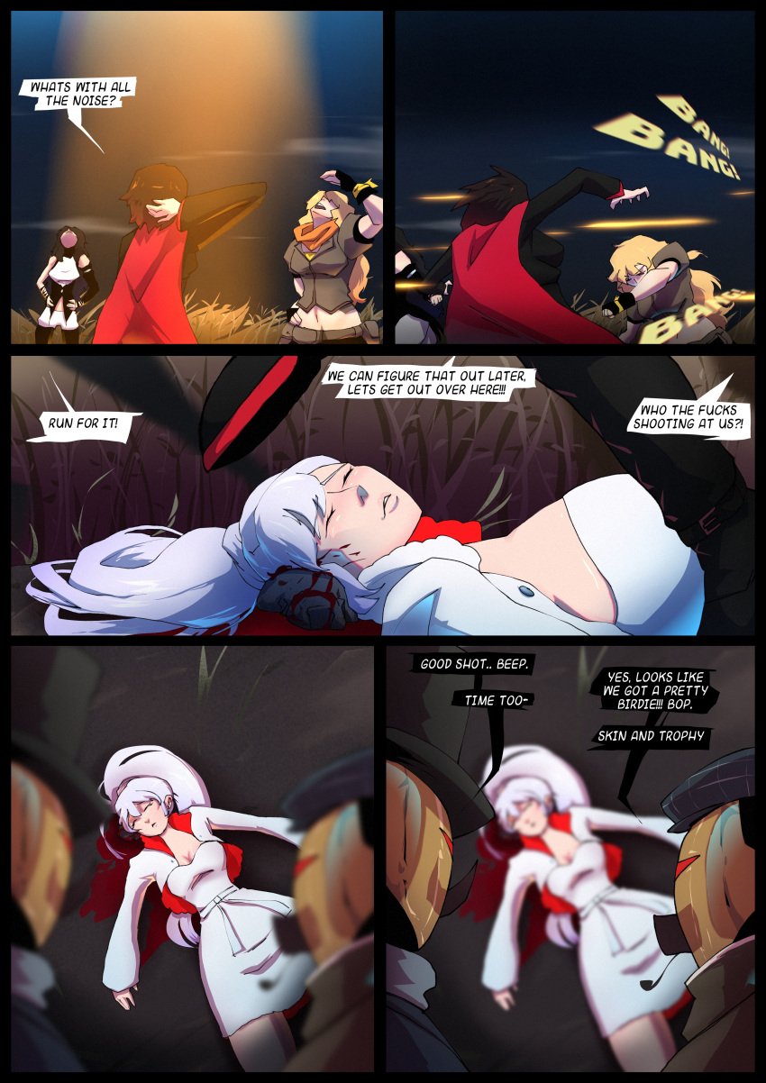 blake_belladonna coco_adel commission commissioner_upload davidinkstm glynda_goodwitch gore guro hunter mind_break mind_control nora_valkyrie nude rape robot ruby_rose rwby sir,_you_are_being_hunted snuff trophy velvet_scarlatina weiss_schnee yang_xiao_long yoko_littner