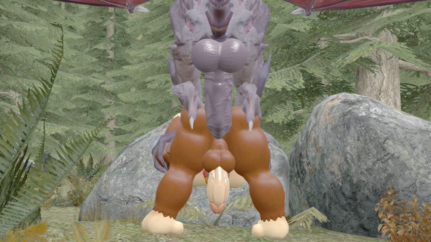 2024 2_toes 3d 3d_(artwork) 4_fingers alien anthro ape balls big_balls big_penis claws digital_media_(artwork) donkey_kong donkey_kong_(series) dragon duo erection feet fingers gay genitals gorilla haplorhine male male/male male_only mammal mappysfmxd metroid mythological_creature mythological_scalie mythology nintendo penis primate purple_body ridley scalie source_filmmaker space_dragon_(metroid) spread_legs spreading toes wings