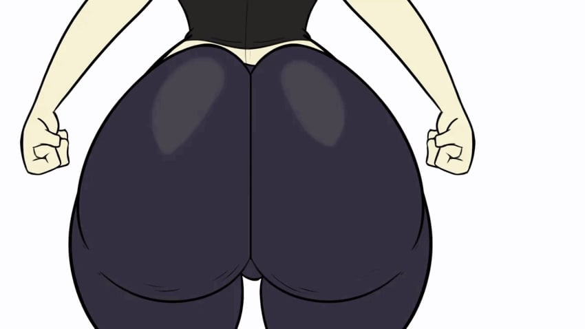 animated big_ass bubble_butt cgthiccart gif huge_ass ruze thick_thighs twerking wide_hips