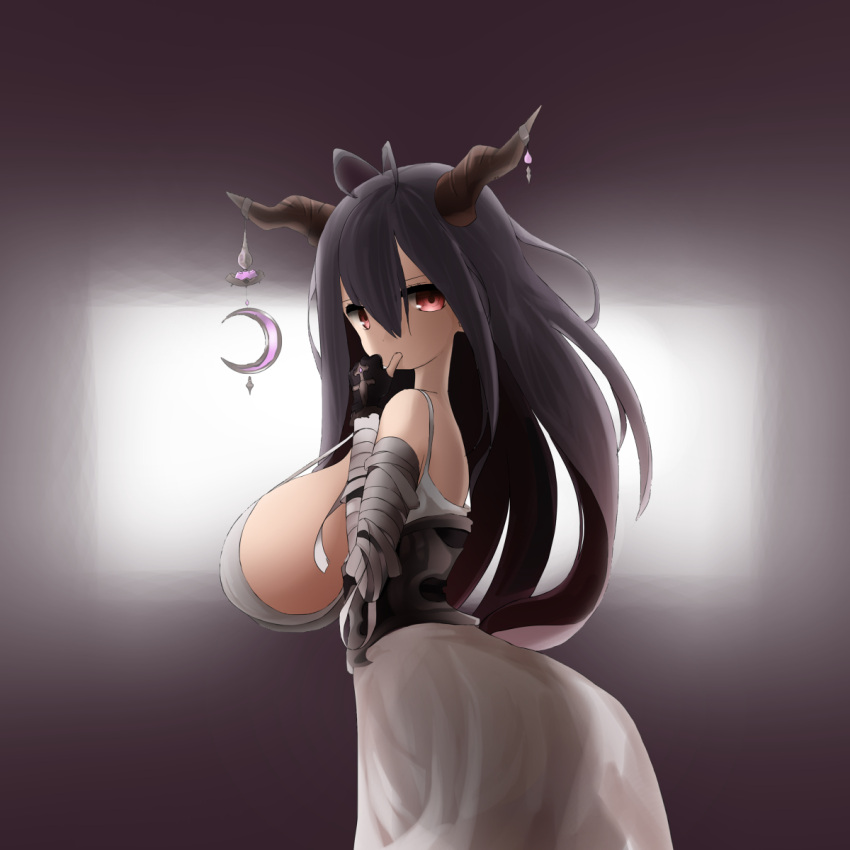 big_breasts danua draph_race_(granblue_fantasy) granblue_fantasy horns huge_breasts nicorima tagme