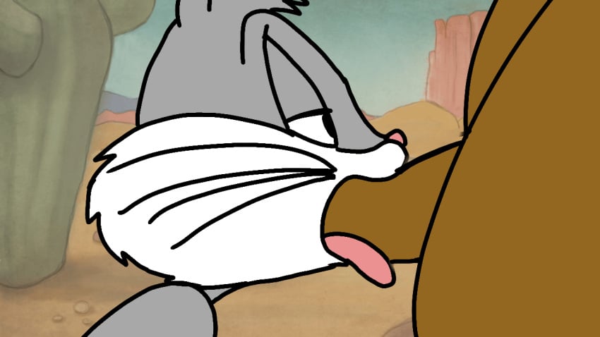 16:9 2boys 2d animated anthro anthro_penetrated blowjob bugs_bunny cactus cock_gobble cock_hungry cum_hungry dark-skinned_male deep_throat deepthroat desert detailed_background duo duo_male fellatio gag gagged gay genitals gif giving_head going_down_on half-closed_eyes head_out_of_frame human human_on_anthro human_penetrating human_penetrating_anthro interspecies knob_polishing lagomorph lebron_james leporid looney_tunes loop male male/male mammal mouth_full_of_cock mouthful multiversus no_orgasm oral oral_penetration outside penetration penile penis penis_in_mouth rabbit rock_formation sex side_view solo spanky15 sucking_off swallowing_penis_while_deepthroat tongue tongue_out tongue_out_blowjob warner_brothers