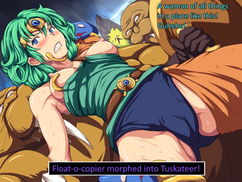 ai_translated arm_grab blush breasts breasts_out captured captured_heroine clothing defeated defeated_heroine dragon_quest dragon_quest_iv dress dress_pull english_text hard_translated healslime heroine_(dq4) imminent_rape imminent_sex maku_(l-u) makura_no_doushi medium_breasts monster monster_rape monster_sex nipples panties sex shield slime slime_(dragon_quest) square_enix tentacle tentacle_rape tentacle_sex text translated tuskateer tusks walrus