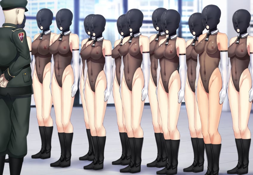 12girls 1boy 6+girls adult_and_teenager angelina_kudou_shields big_breasts breasts chiba_erika faceless_female faceless_male femsub identity_death latex_hood mahouka_koukou_no_rettousei maledom medium_breasts multiple_females multiple_subs older_dom_younger_sub older_man_and_teenage_girl saegusa_mayumi shiba_miyuki shibata_mizuki take_your_pick