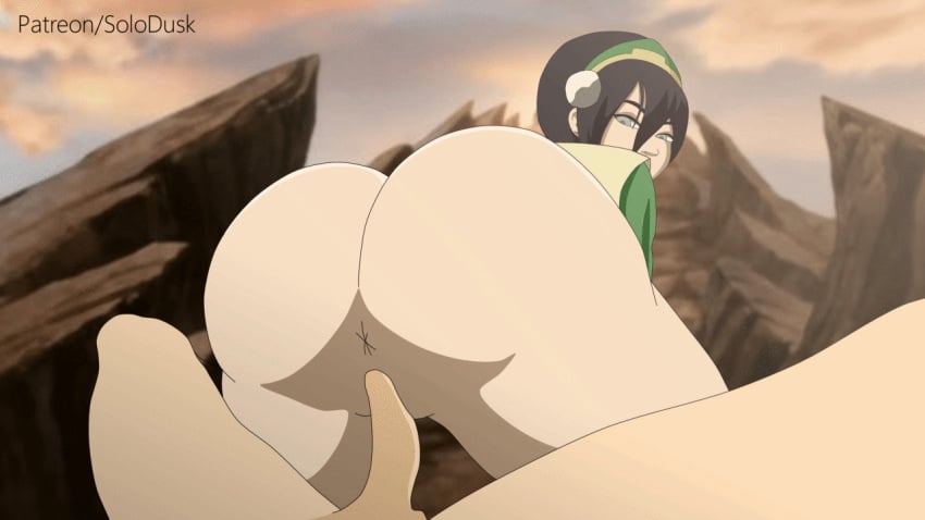 1boy 1boy1girl 1girls animated anus artist_name ass ass_focus avatar_the_last_airbender big_ass black_hair blind blind_girl bottomless bouncing bouncing_ass bubble_butt clothed_sex clothes clothing dat_ass faceless_male fat_ass female_focus female_penetrated from_behind girl_on_top huge_ass large_ass large_penis light-skinned_female light-skinned_male light_skin long_hair looking_back male/female male_penetrating male_penetrating_female no_panties outdoors paipan pale-skinned_female pale_skin partially_clothed patreon_username penetration penis petite reverse_cowgirl_position riding round_ass shirt smile solodusk57 spread_legs sunset text thick_thighs tied_hair toph_bei_fong url vaginal_penetration vaginal_sex vest web_address white_eyes