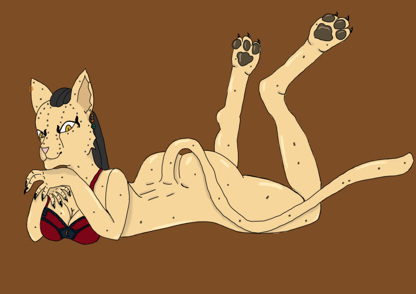 bethesda_softworks cat_ears cat_girl cat_humanoid cat_tail catgirl cheetah digital_media_(artwork) digitigrade dungeons_and_dragons feet feet_up feline feline_ears feline_humanoid felis female female_only fur furry furry_ass furry_ears furry_only furry_tail khajiit khajiit_female mammal monster_girl pawpads paws red_underwear skyrim slim tabaxi the_elder_scrolls the_elder_scrolls_online yellow_eyes yellow_fur yozsha