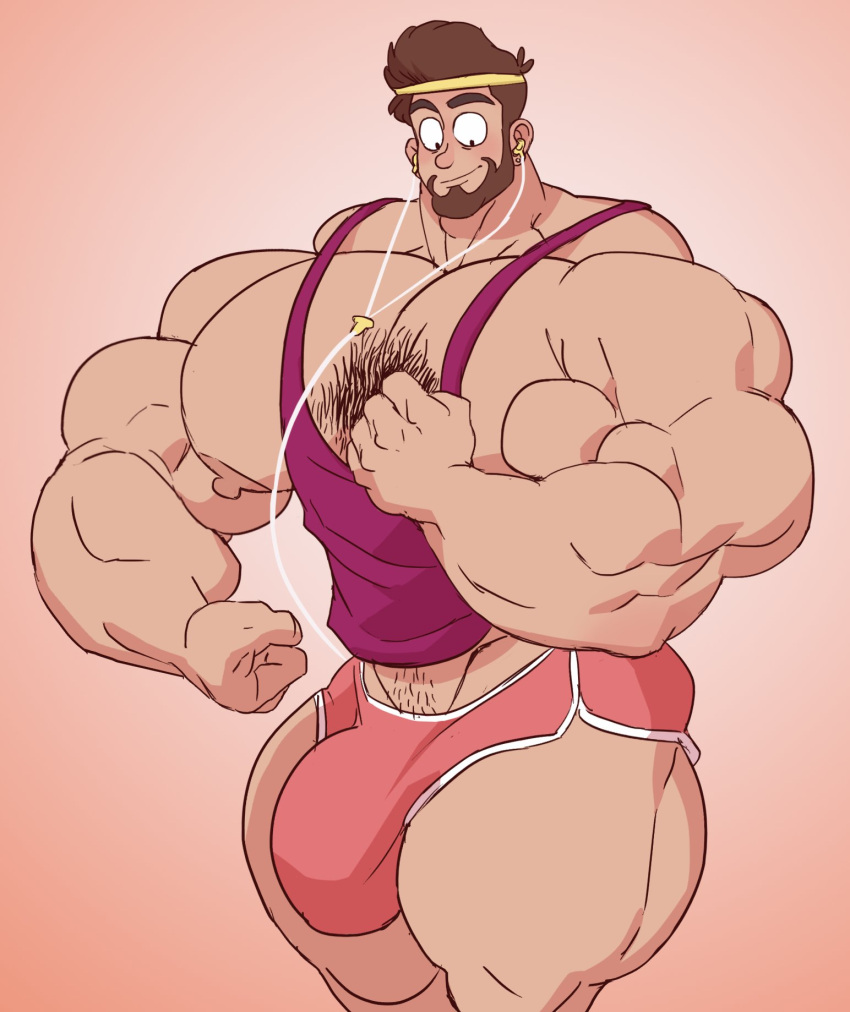 abs adam_ellis biceps bulge flaccid human hyper hyper_balls hyper_genitalia hyper_penis hyper_testicles male_only muscle muscles muscular muscular_arms muscular_legs muscular_male muscular_thighs nipples pecs remert solo solo_male veins