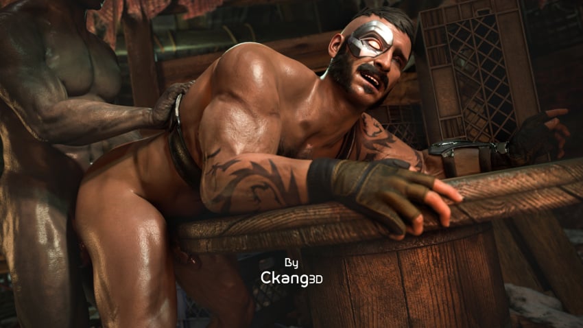 bad_guy ckang2021 dark-skinned_male dark_skin erect_penis erection friendly fucking_on_table gang_leader gay gay_sex happy indoor_nudity indoors interracial kano_(mortal_kombat) melanin mortal_kombat mortal_kombat_11 muscular muscular_male naked naked_male netherrealm_studios nude nude_male paid paid_sex payment_in_kind prostitution villain yaoi