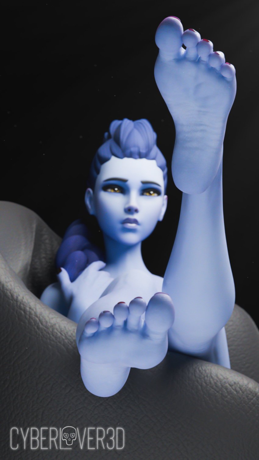 cyberlover3d feet foot_fetish overwatch overwatch_2 toes widowmaker