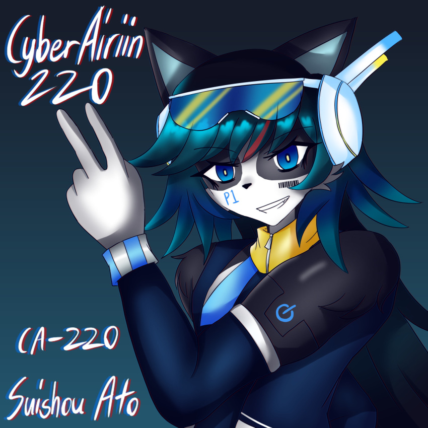 1boy 2024 airiin220 android cyberairiin220 cyberairiin_(airiin220) furry male male_only suishou_ato