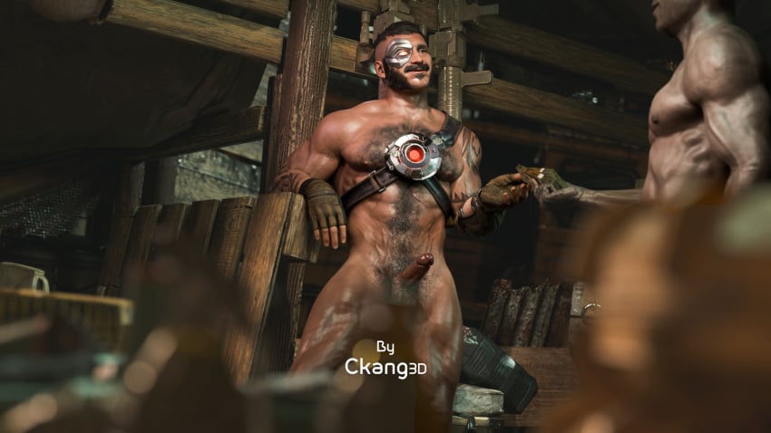 bad_guy ckang2021 dark-skinned_male dark_skin erect_penis erection friendly gang_leader gay happy indoor_nudity indoors interracial kano_(mortal_kombat) melanin mortal_kombat mortal_kombat_11 muscular muscular_male naked naked_male netherrealm_studios nude nude_male paid paid_sex payment_in_kind prostitution villain yaoi