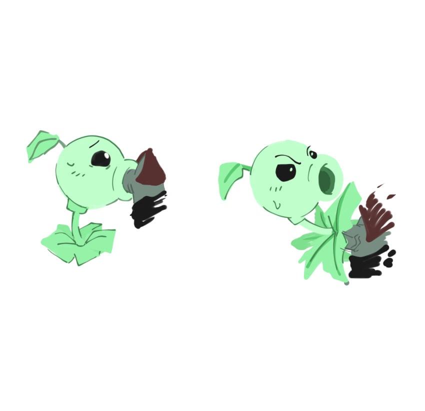 peashooter_(pvz) plant plants_vs_zombies plentyofcum rape repeater_(pvz) zombie_(pvz)