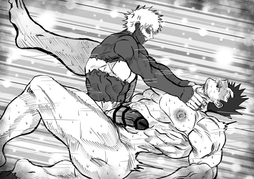 2boys ass bara_tiddies bara_tits big_pecs choking_while_penetrating crying_while_penetrated dabi drolling endeavor_(my_hero_academia) enji_todoroki father_and_son gay gn3g living_dead moaning_in_pain moaning_in_pleasure monochrome muscles muscular_male my_hero_academia slutboy smiling_at_partner smirking_at_partner son_fucking_dad son_penetrating_father thick_thighs tongue_out white_hair white_hair_male yaoi