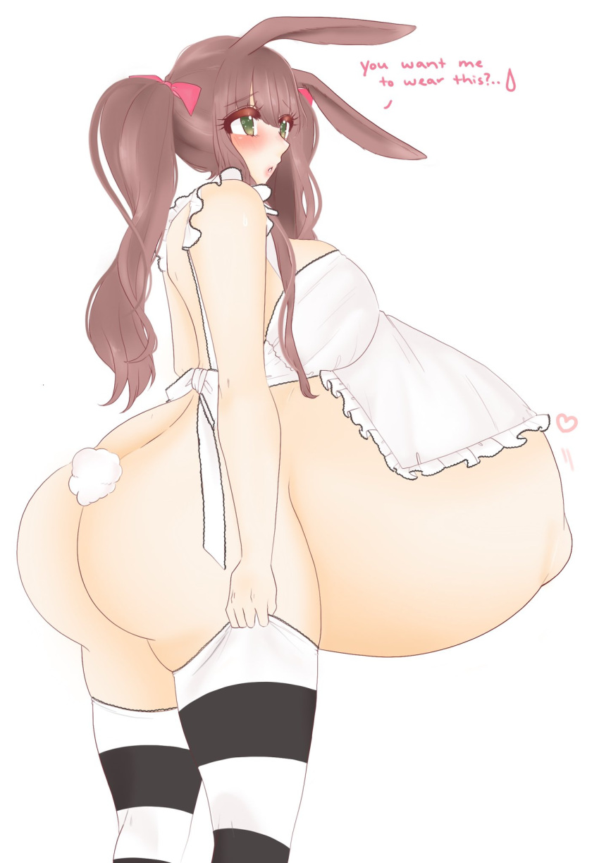 1girls ass big_breasts breasts female huge_belly hyper_belly hyper_pregnancy large_breasts pregnant purinpaw ready_to_pop solo thighhighs