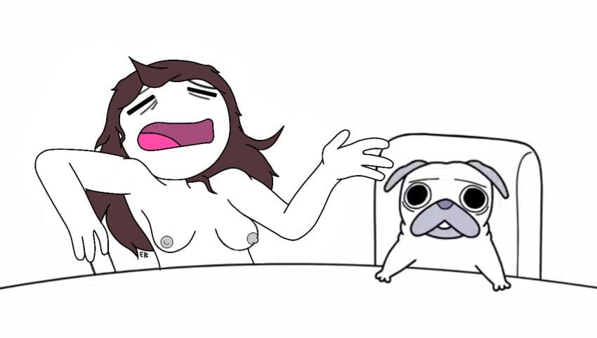 breasts brown_hair canine egregious_bum jaiden jaiden_animations jaidenanimations nude tagme youtube youtuber