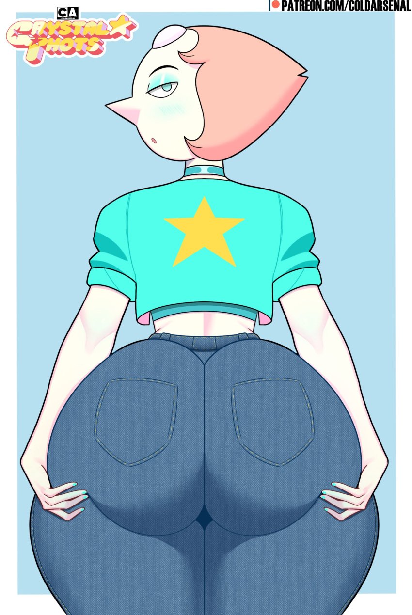 1girls 2d ass big_ass big_butt bottom_heavy bubble_ass bubble_butt cartoon_network coldarsenal crystal_thots dat_ass dumptruck_ass fat_ass fat_butt female female_only fully_clothed gem_(species) huge_ass jeans large_ass large_butt looking_at_viewer looking_back milf mom_jeans no_penetration no_sex pearl pearl_(steven_universe) solo solo_female steven_universe steven_universe_future thick_ass thick_thighs wide_hips