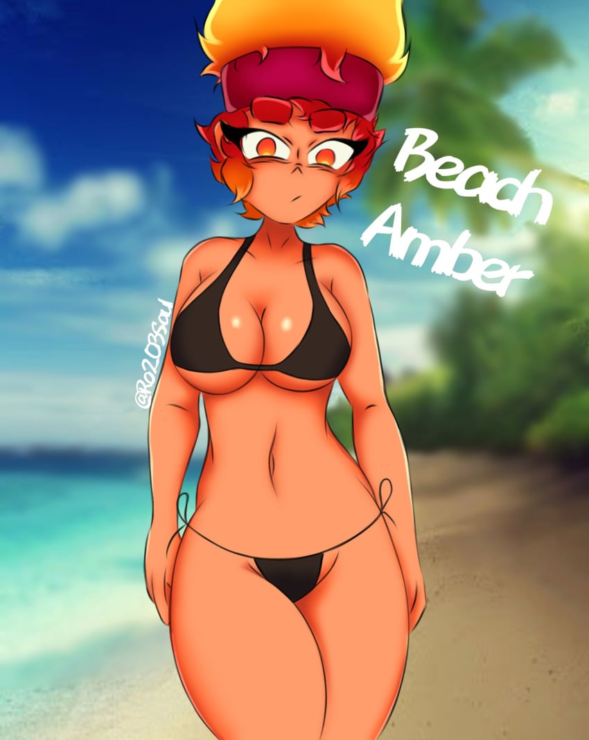 amber_(brawl_stars) bikini brawl_stars ro203saul tagme