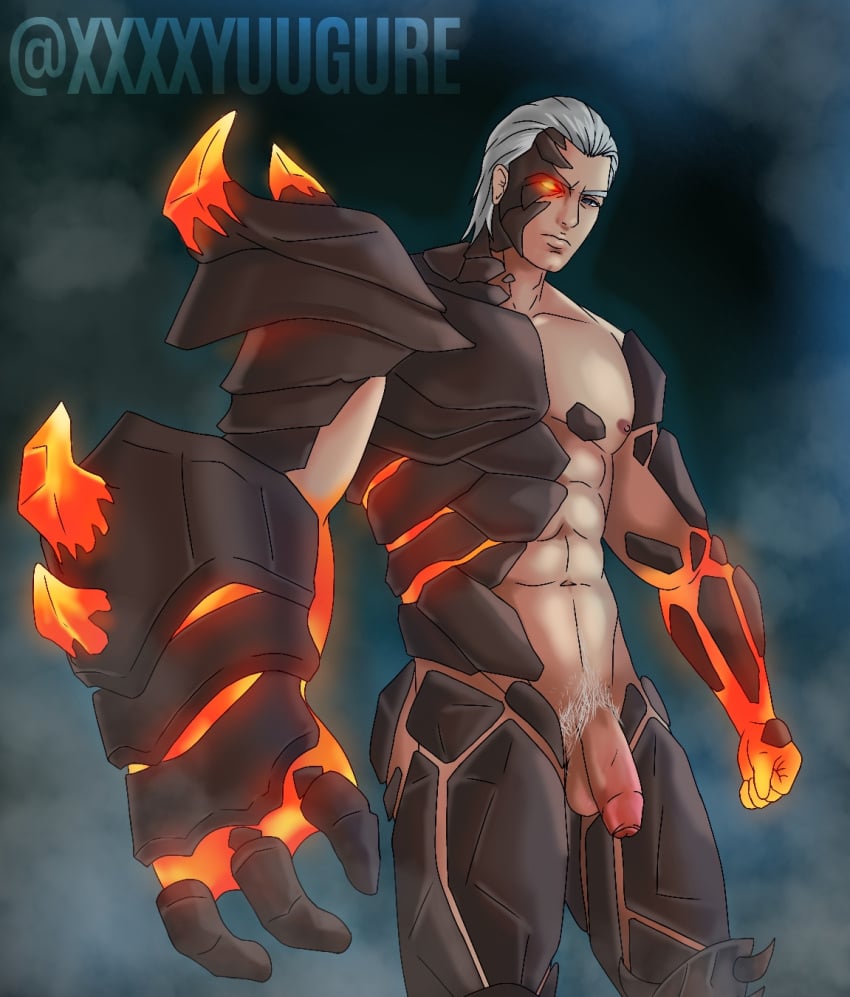 1boy abs aldous balls ballsack dick flaccid_penis foreskin humanoid humanoid_penis intact male male_nipples male_only male_pubic_hair manly masculine mature_male mobile_legends mobile_legends:_adventure mobile_legends:_bang_bang muscular muscular_male naked nude nude_male pecs penis scrotum smooth-skinned_male smooth_penis solo testicles uncut unretracted_foreskin white_hair xxxxyuugure