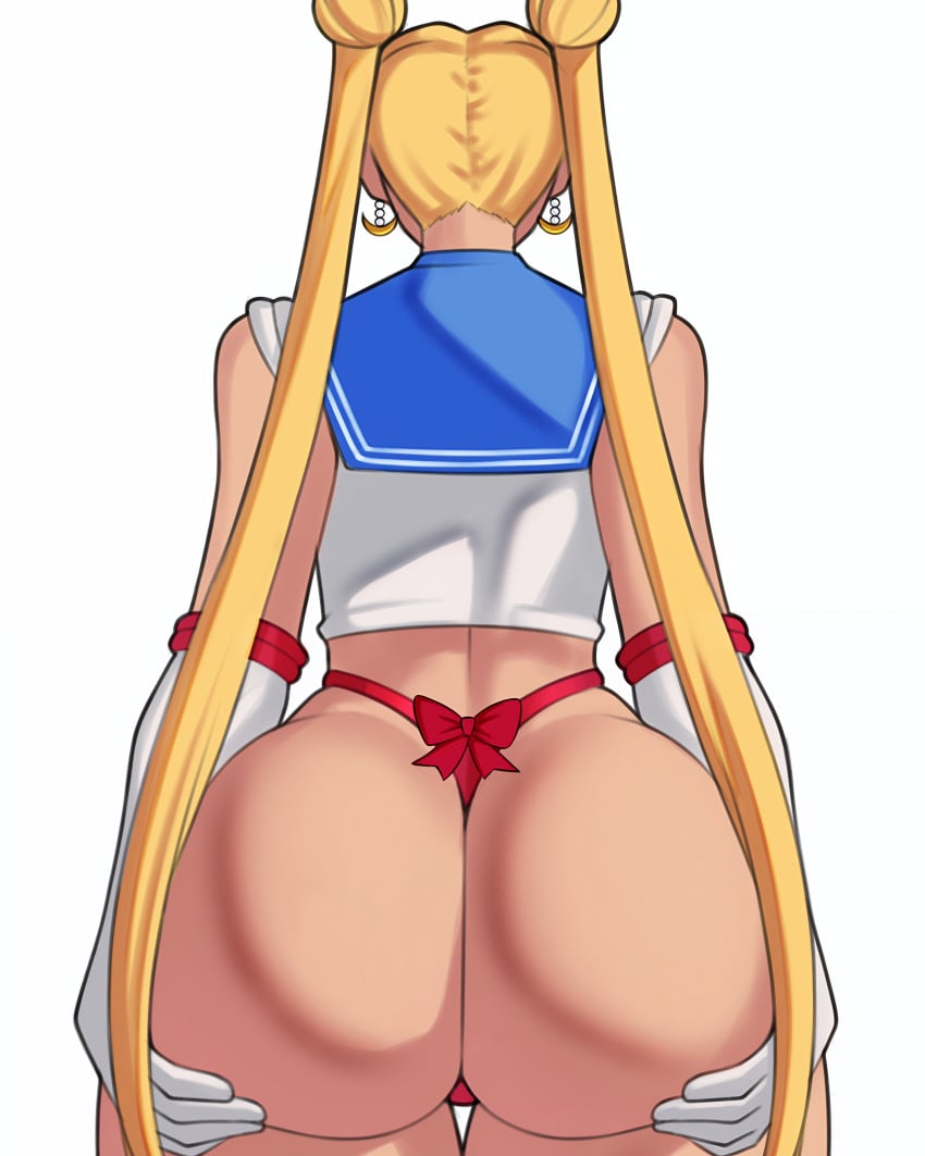 1girls 2024 2024s armwear ass ass_focus ass_grab back back_view big_ass big_butt bishoujo_senshi_sailor_moon blonde blonde_female blonde_hair blonde_hair_female booty bubble_butt butt_focus butt_grab clothing dat_ass dat_butt fat_ass fat_butt female female_focus female_only gloves grabbing_ass grabbing_butt grabbing_own_ass grabbing_own_butt hair hi_res jakuson_z large_ass large_butt light-skinned_female light_skin panties sailor_moon simple_background solo thick_ass thick_butt thong tsukino_usagi twintails usagi_tsukino white_background