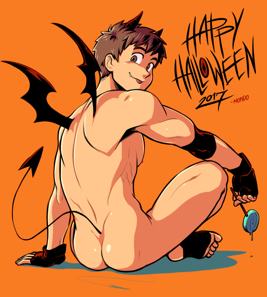 ass halloween holidays male male_only mondoart muscular_male nude