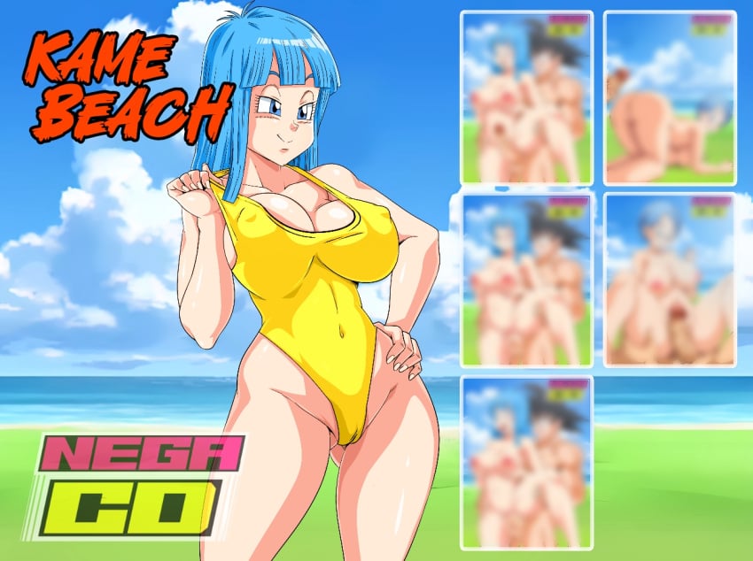 bulma_briefs dragon_ball dragon_ball_super dragon_ball_z edit maron megacd sano-br son_goku