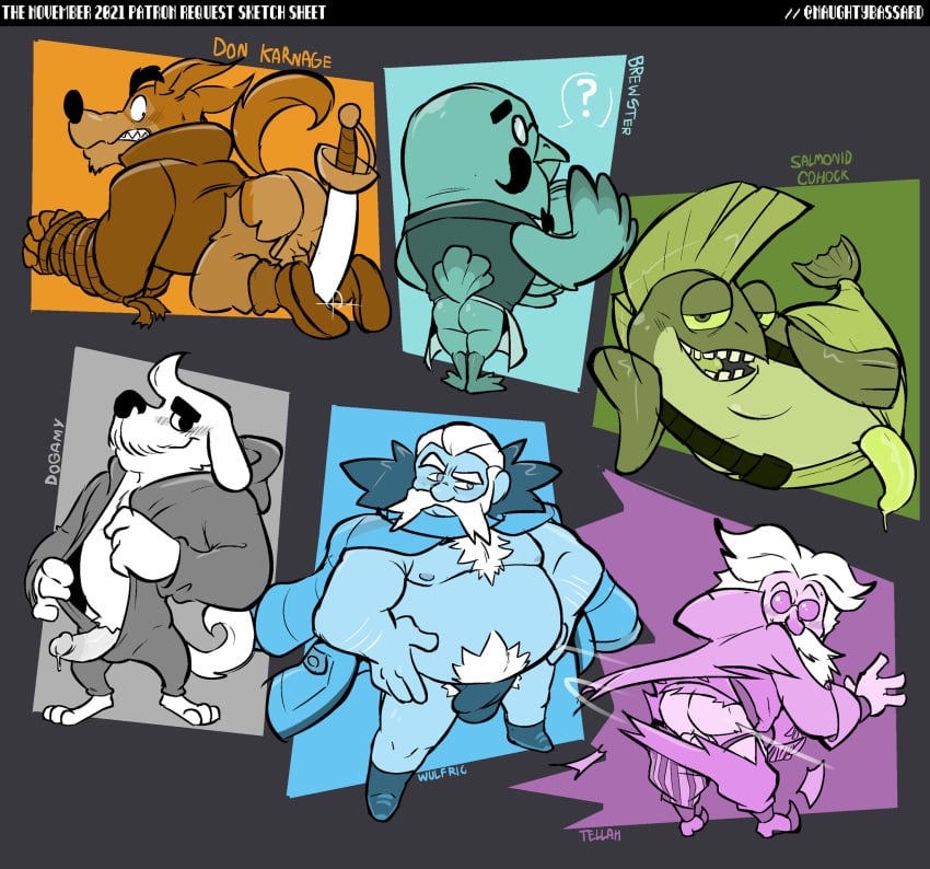 6boys ? animal_crossing arms_tied ass bara belly blush body_hair bottomwear bound brewster_(animal_crossing) canid canine canis clothed clothing cohock_(splatoon) crossover disney dogamy domestic_dog don_karnage doubutsu_no_mori erection feral fish gay genitals group gym_leader hands_on_hips hi_res human male male_only mammal marine master_(doubutsu_no_mori) melee_weapon nintendo open_clothing pants penis pokemon presenting pubes salmonid salmonid_(splatoon) splatoon sword tagme talespin torn_bottomwear torn_clothing torn_pants torquewintress undertale undertale_(series) urup_(pokemon) video_games weapon wulfric_(pokemon)